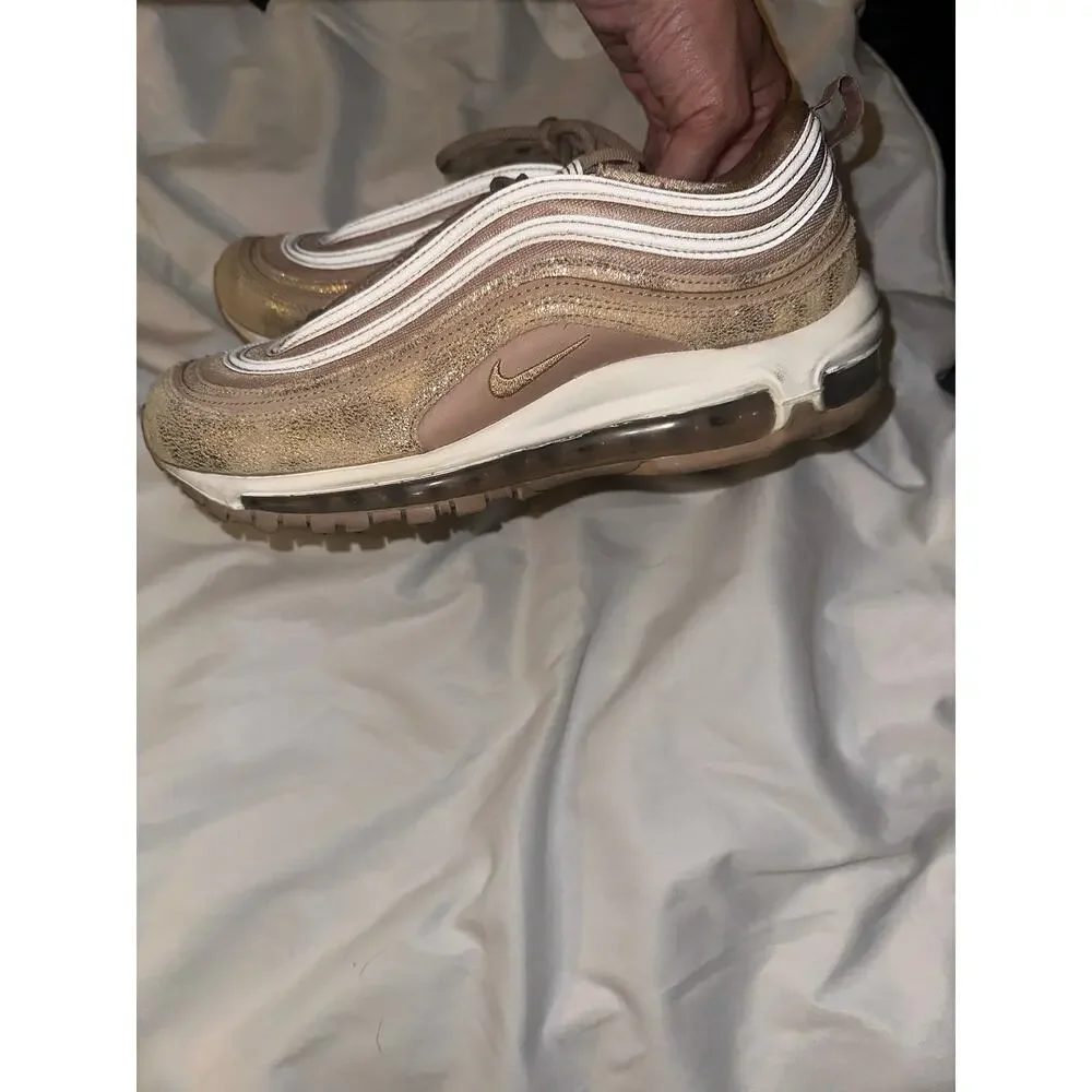 Metallic gold Nike air max - Picture 2 of 5